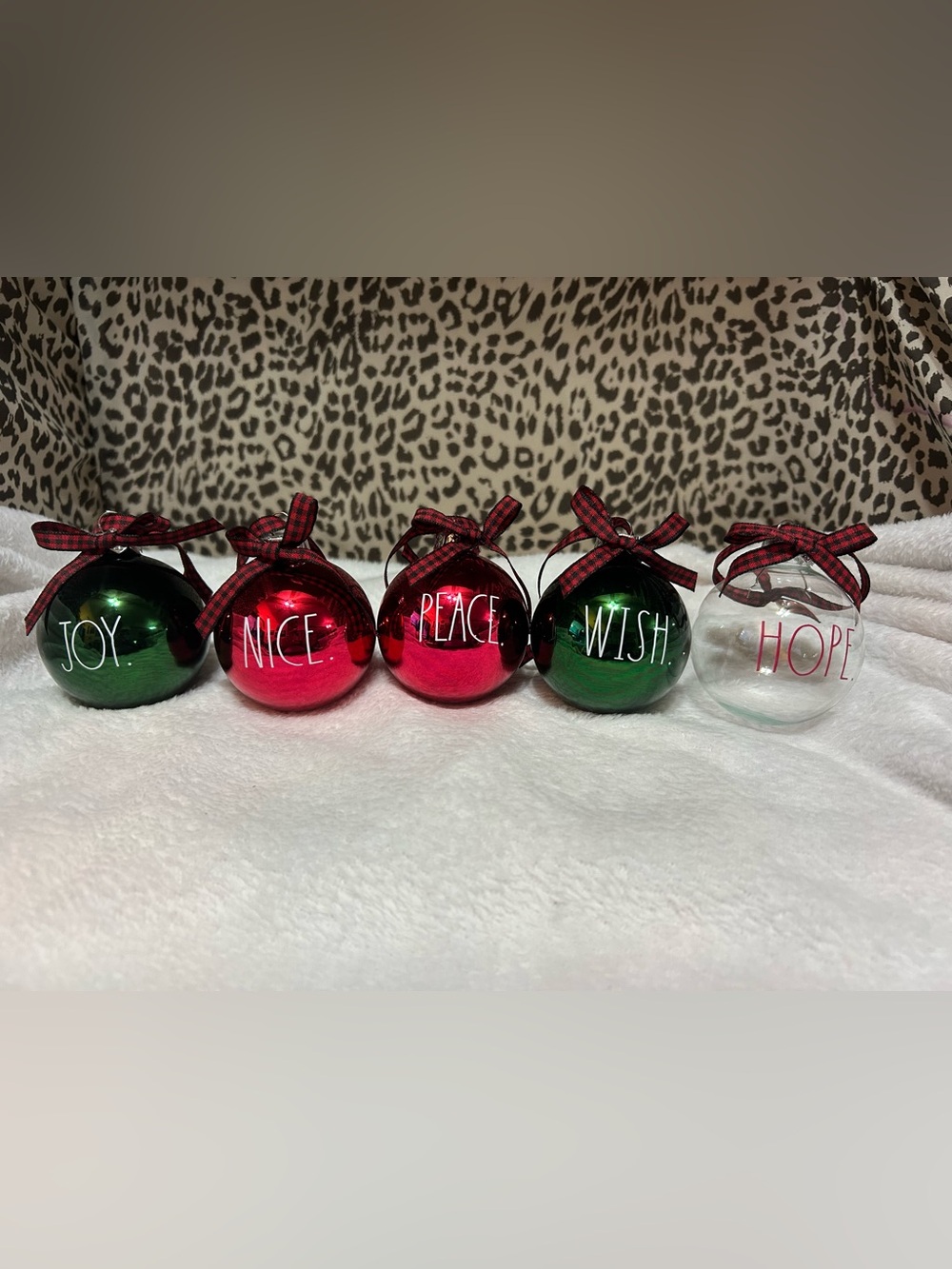LOT of Rae Dunn Holiday Ornaments - Picture 2 of 10